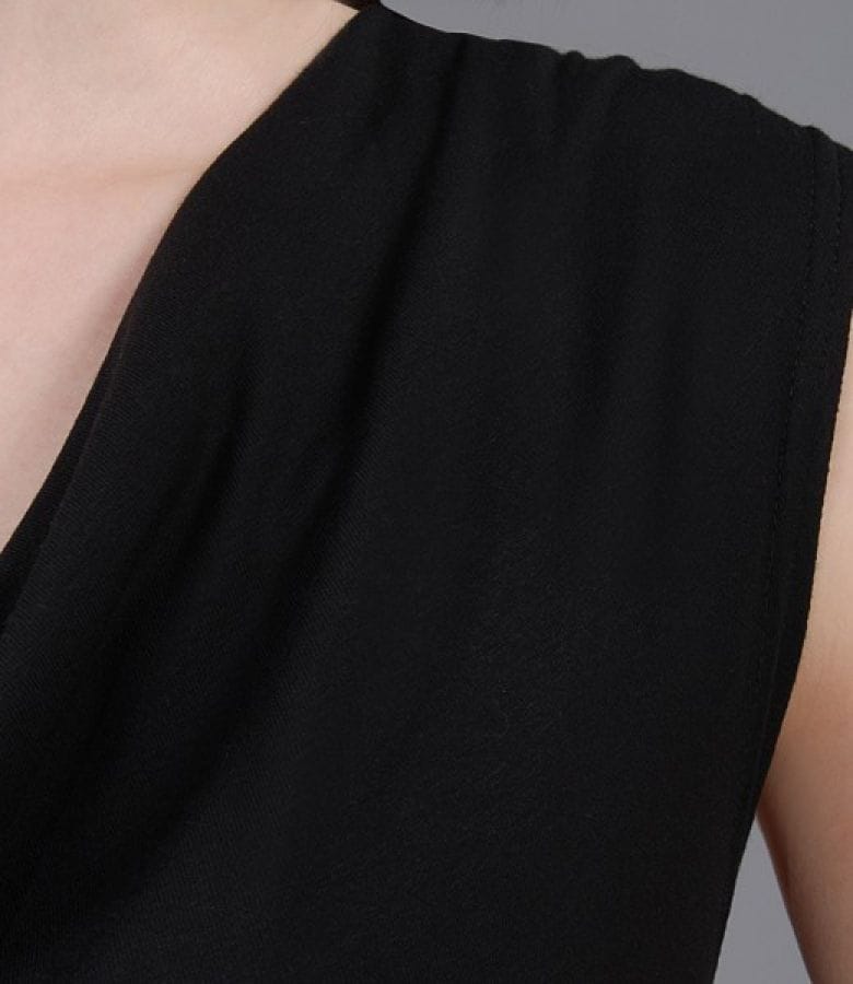 Rochie din jerse in dungi cu cordon