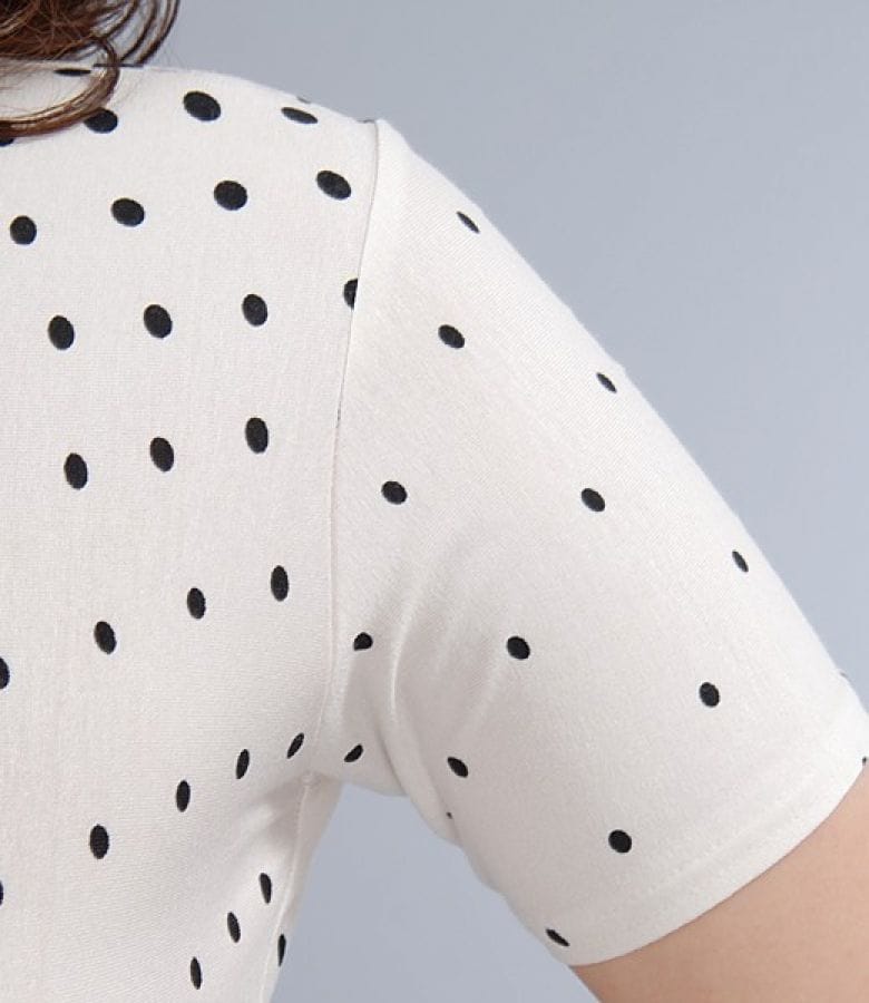 Tricou jerse imprimat cu cordon