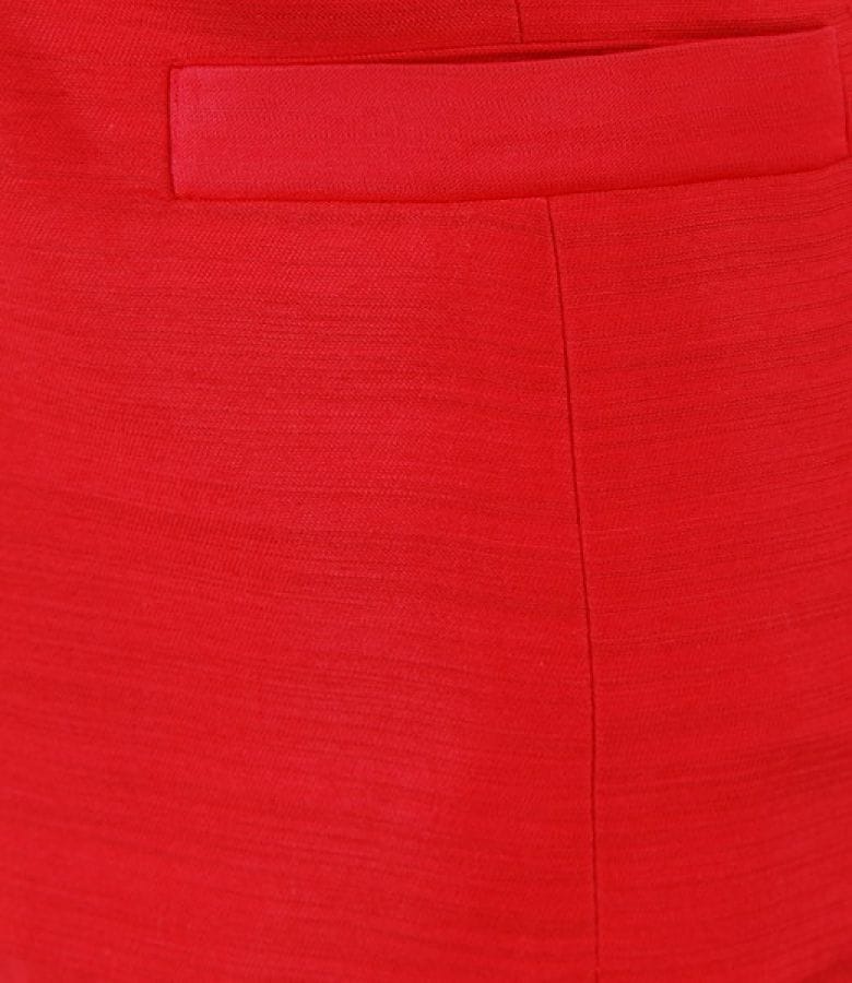 Sacou din viscoza rosie cu funda