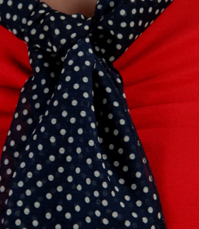 Esarfa din voal imprimat