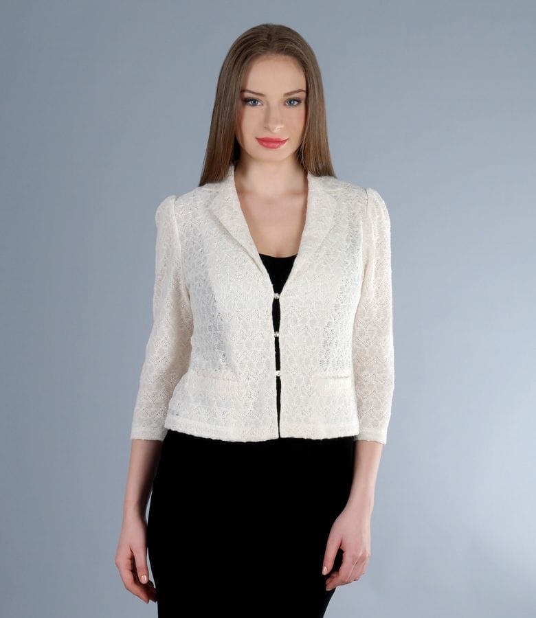 Sacou din dantela cu bumbac