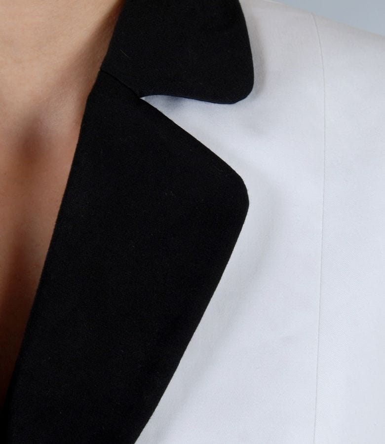 Sacou office din bumbac elastic