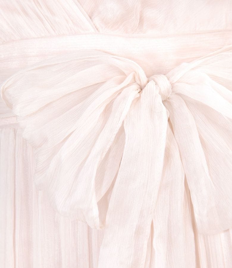 Rochie lunga din voal de matase