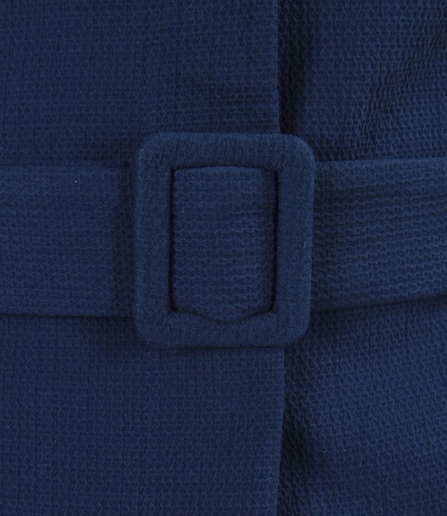 Sacou office din bumbac elastic cu cordon