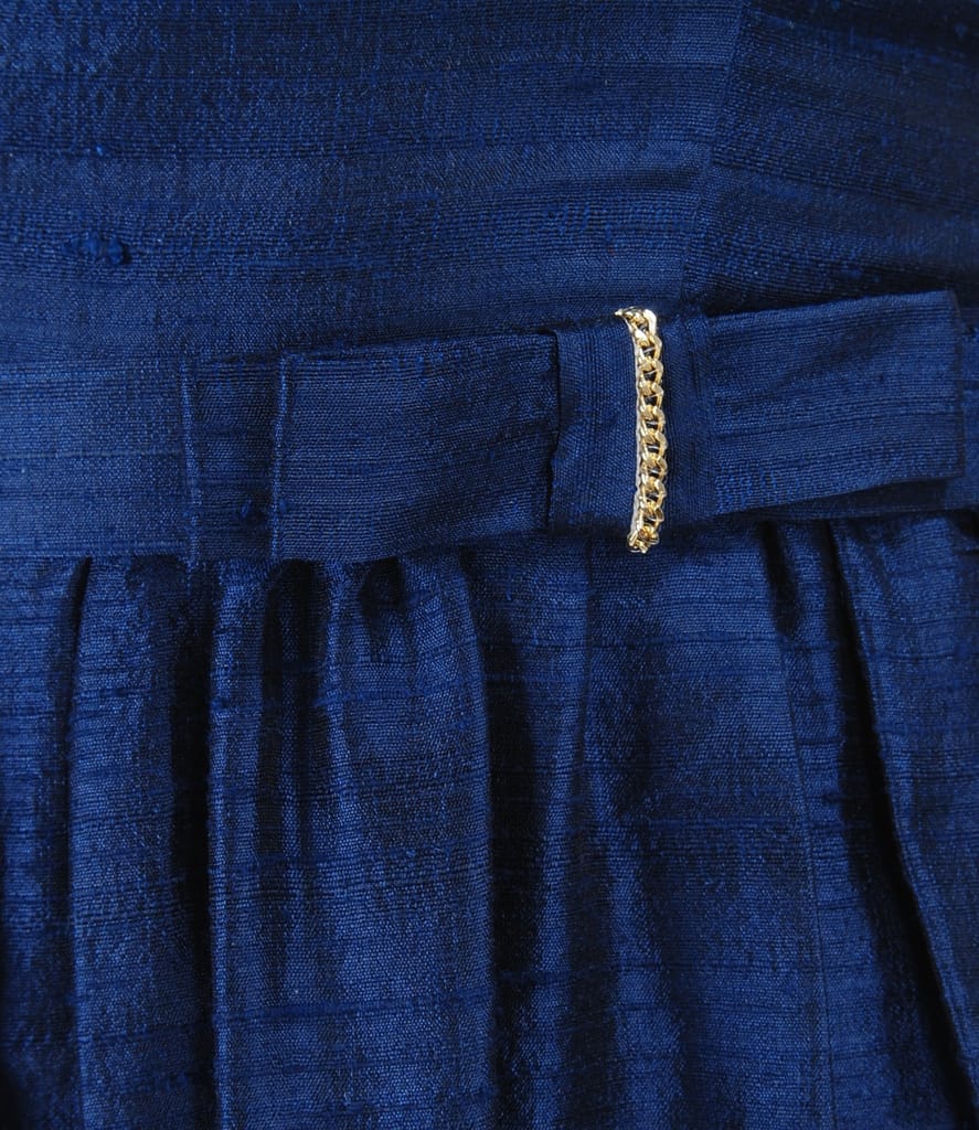 Rochie de seara evazata din tafta de matase