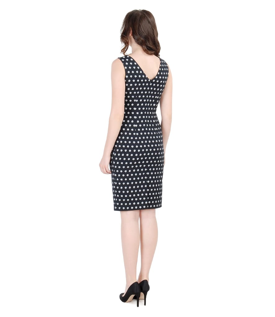 Rochie cu bumbac elastic brocat