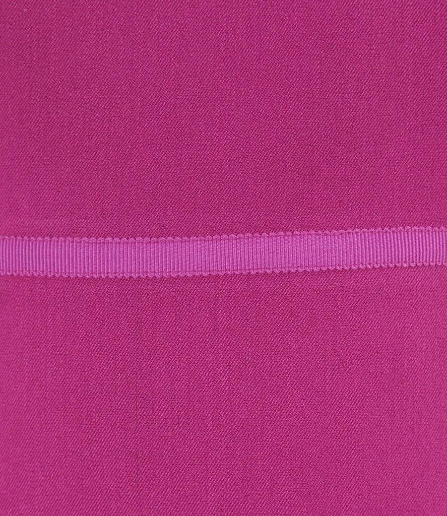 Rochie eleganta din stofa elastica cu garnitura