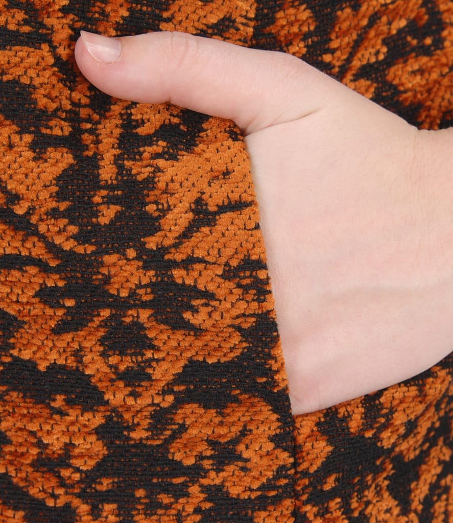 Sacou elegant brocat cu catifea