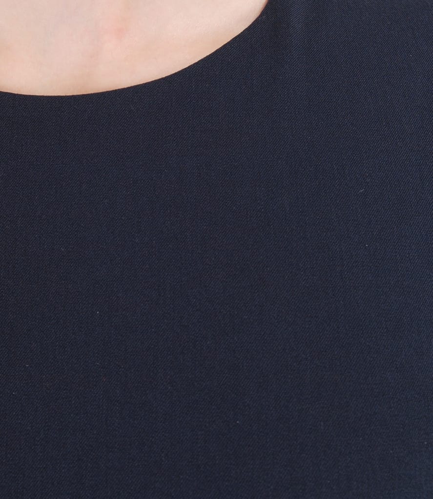 Rochie eleganta din stofa elastica cu garnitura