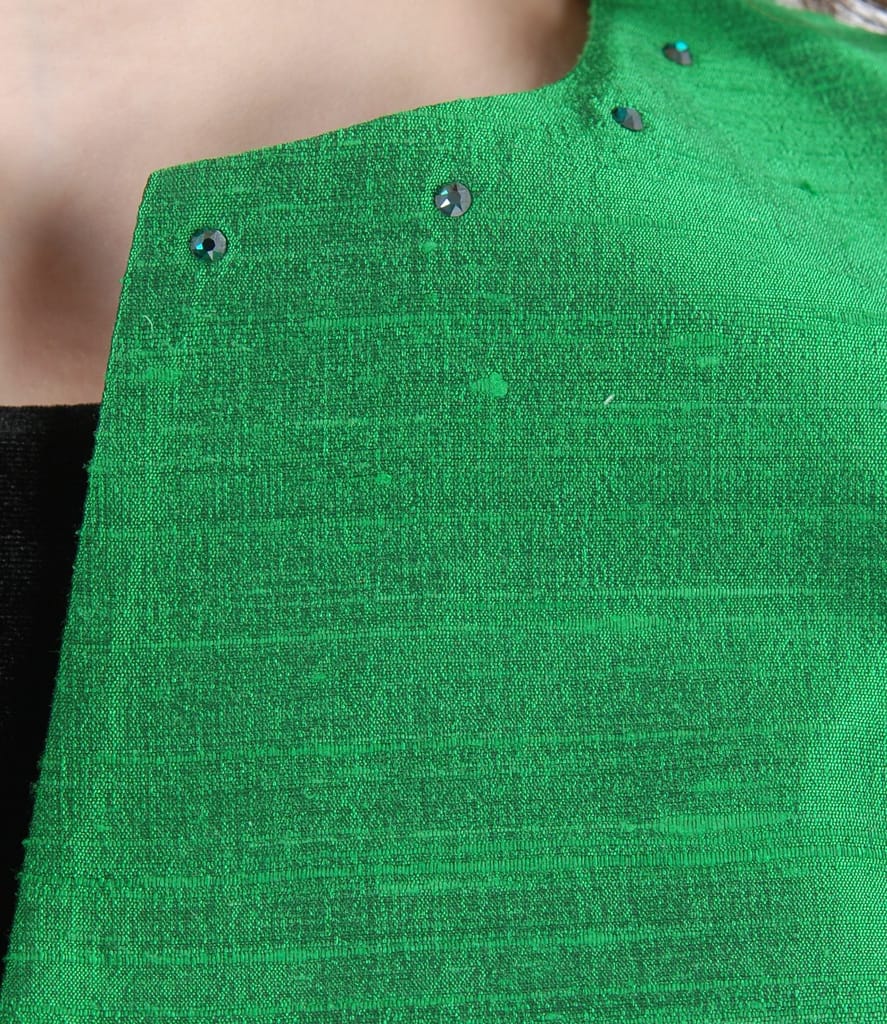 Bolero elegant din tafta de matase cu cristale