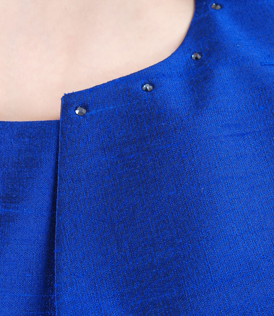 Bolero elegant din tafta de matase cu cristale