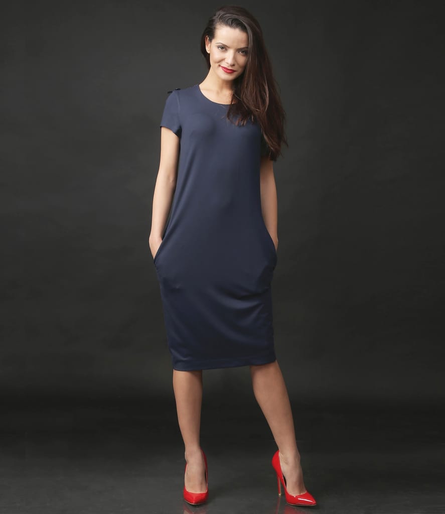 Rochie eleganta din jerse elastic