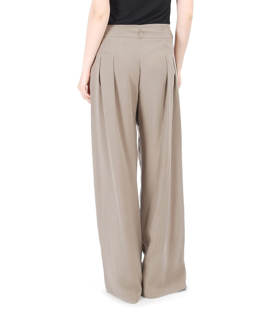 Pantaloni largi din viscoza