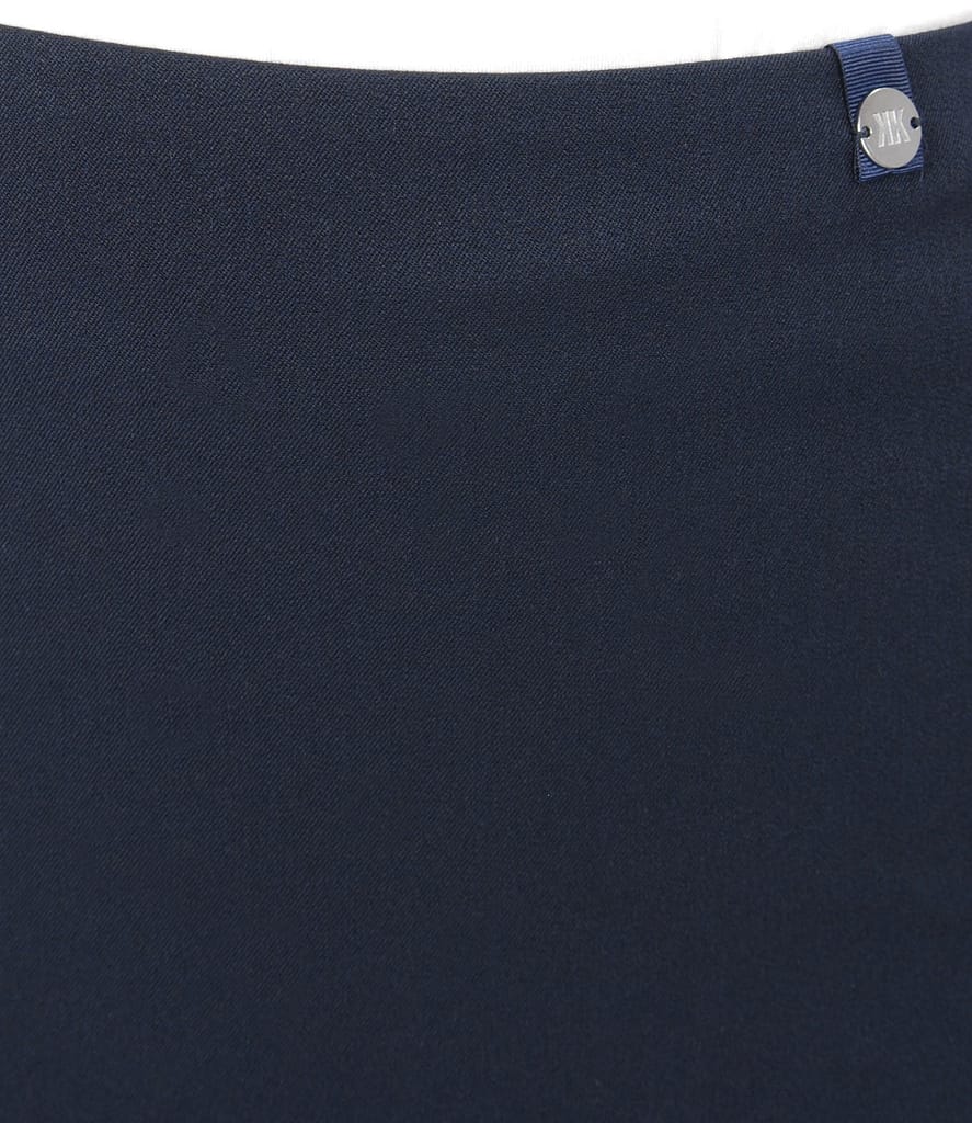 Fusta office elastica cu slit cu fermoar