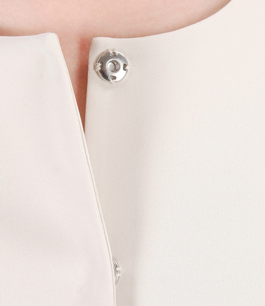 Sacou crem cu brose detasabile cu aplicatii