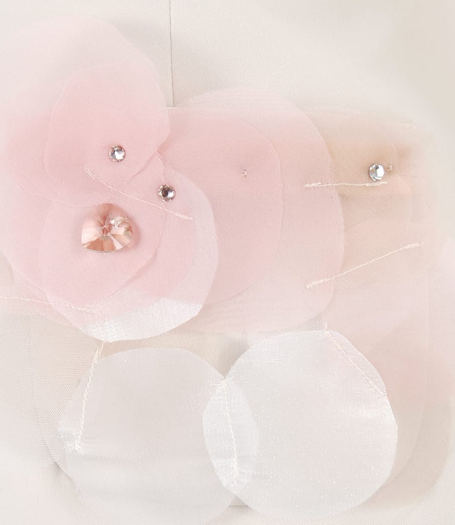 Sacou crem cu brose detasabile cu aplicatii