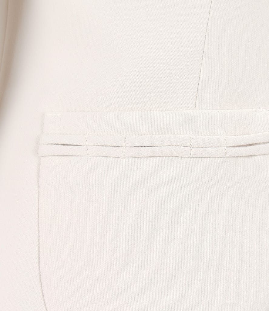 Sacou crem cu brose detasabile cu aplicatii