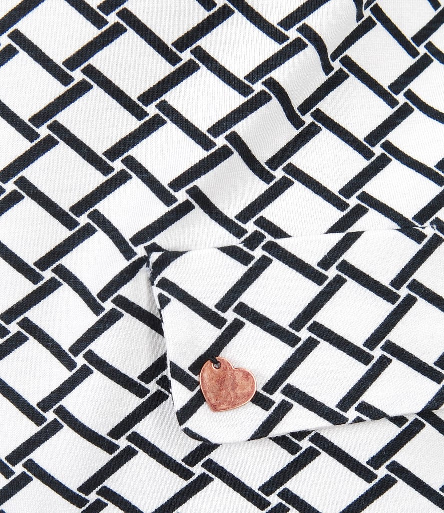 Bluza eleganta din jerse imprimat cu dungi