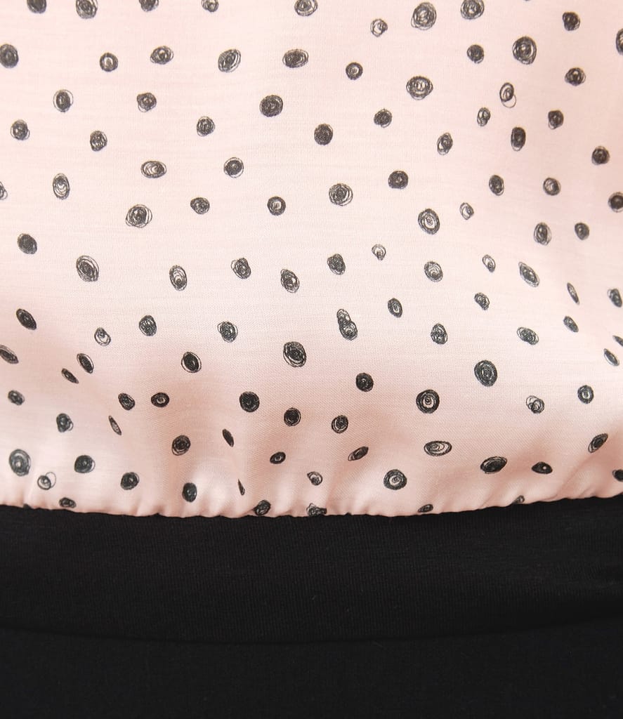 Bluza cu fata din viscoza imprimata