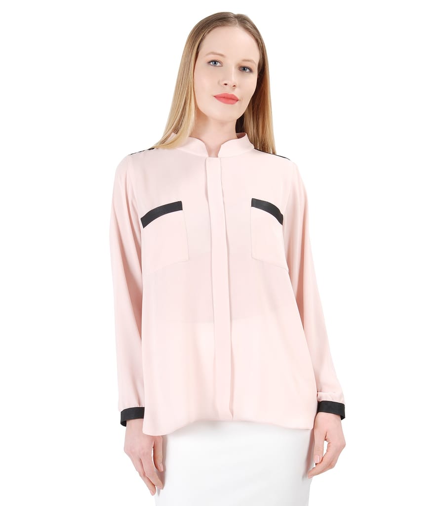 Bluza eleganta cu maneci lungi