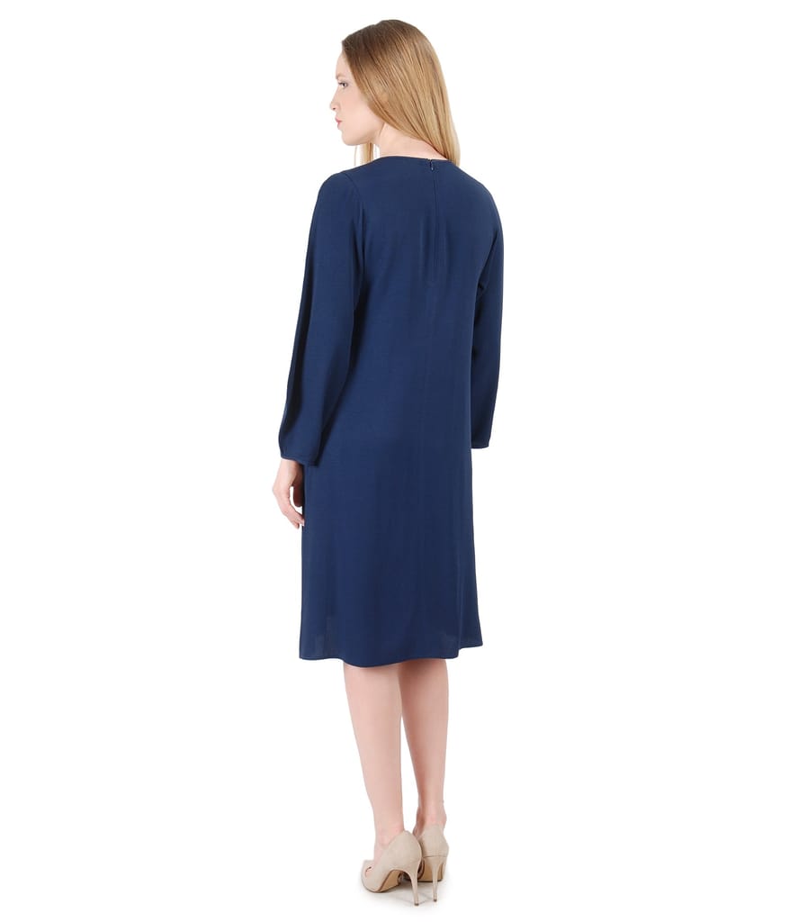 Rochie evazata din viscoza