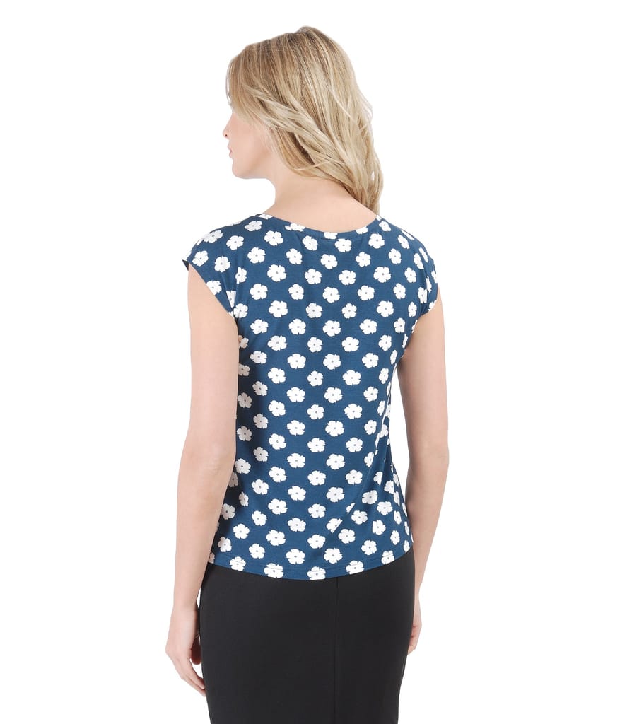 Bluza din jerse imprimat motive florale