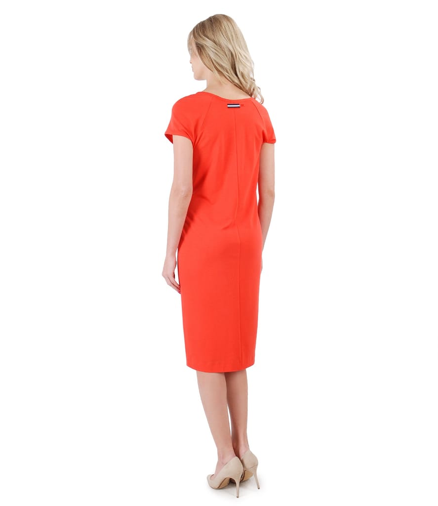 Rochie lejera cu buzunare din voal