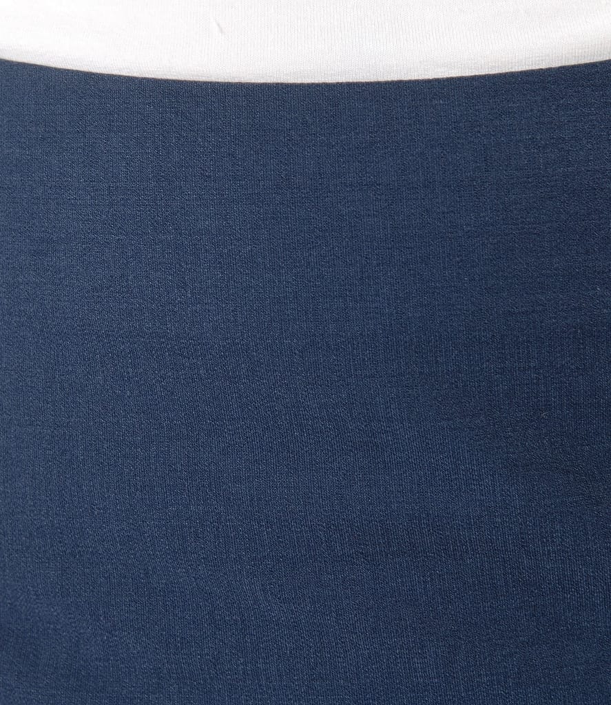 Fusta din viscoza si bumbac cu slit cu fermoar