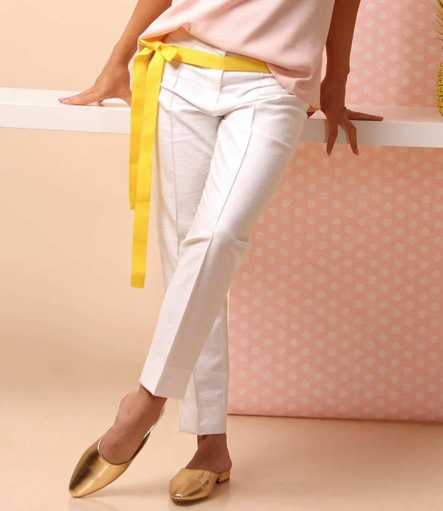 Pantaloni pana din viscoza cu bumbac