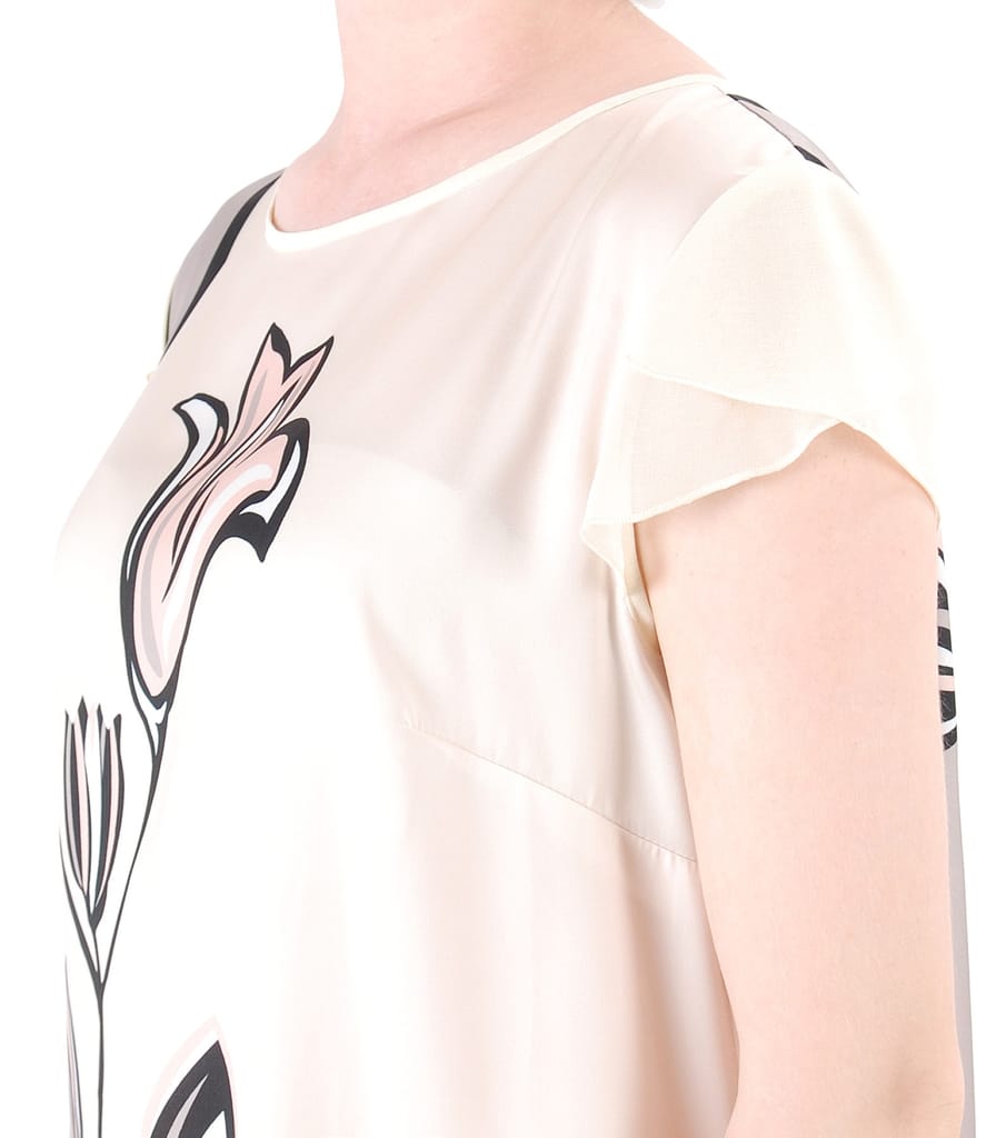 Rochie lejera imprimata cu motive florale