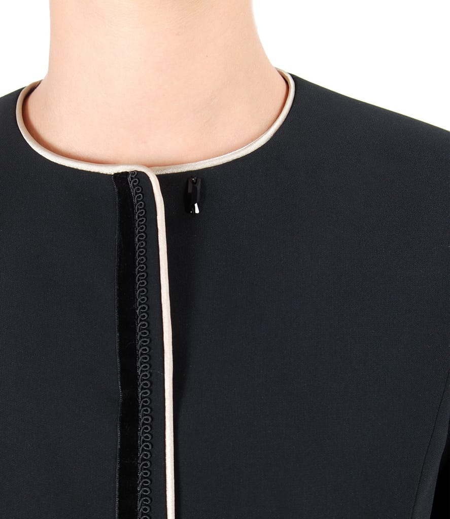 Sacou office cu garnitura si aplicatie de cristale