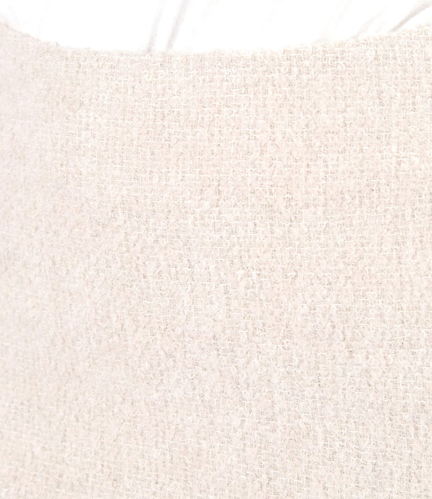 Fusta office din bucle cu lana si alpaca