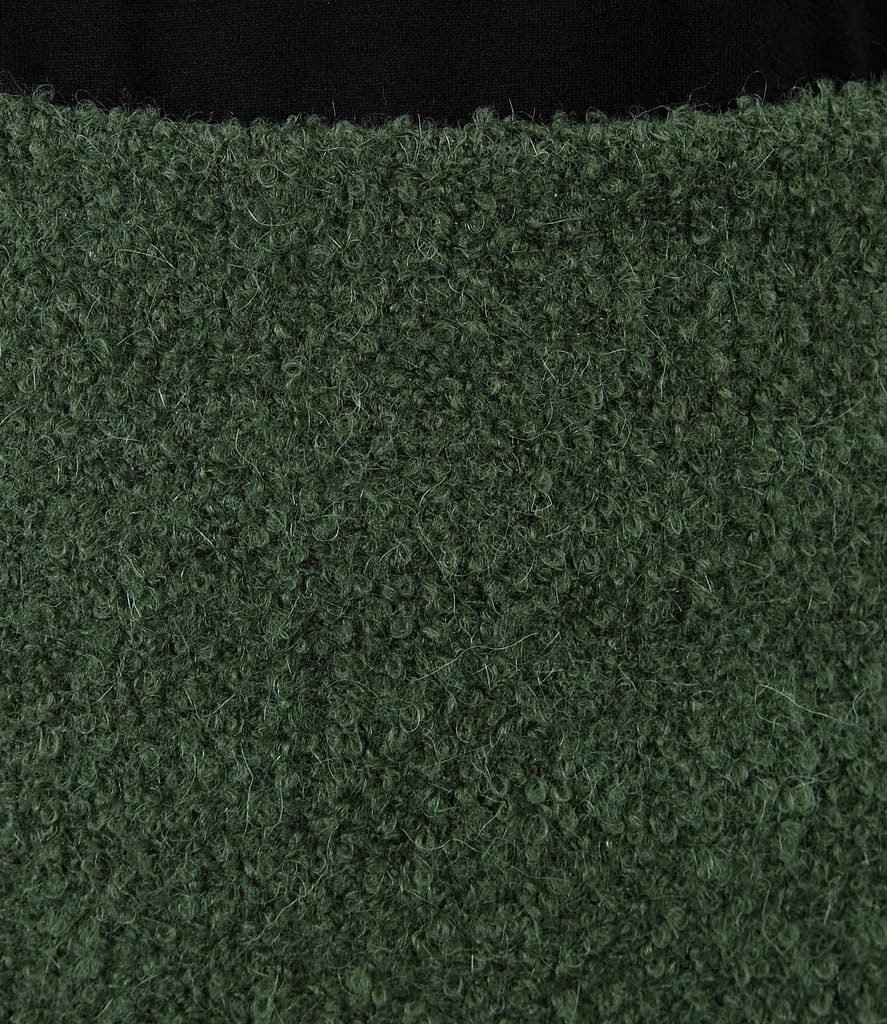 Fusta office din bucle cu lana si alpaca