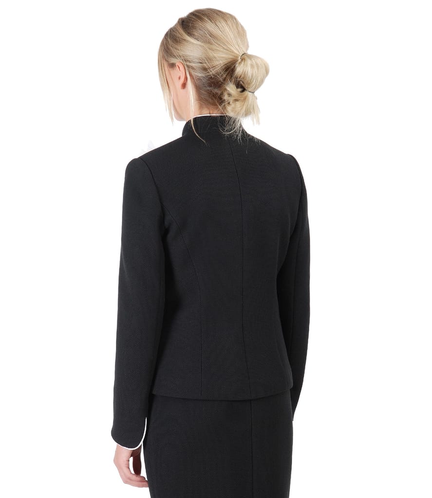 Sacou elegant cu brosa accesoriu