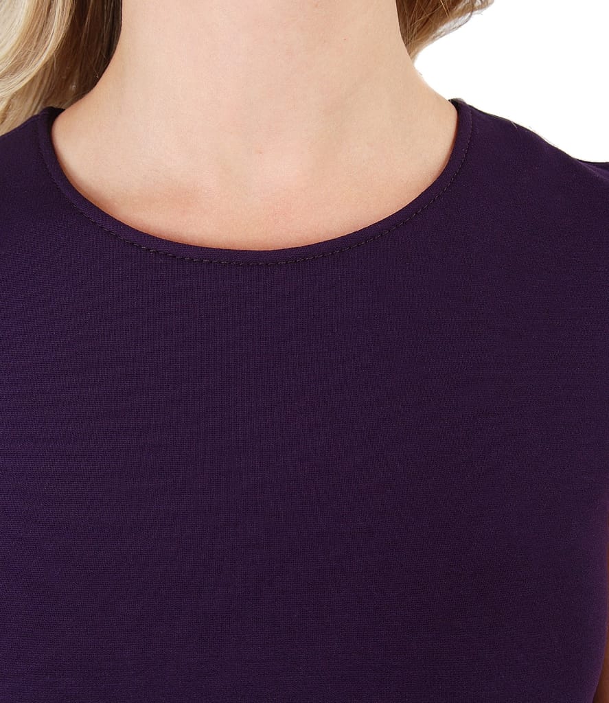 Rochie midi din jerse elastic gros