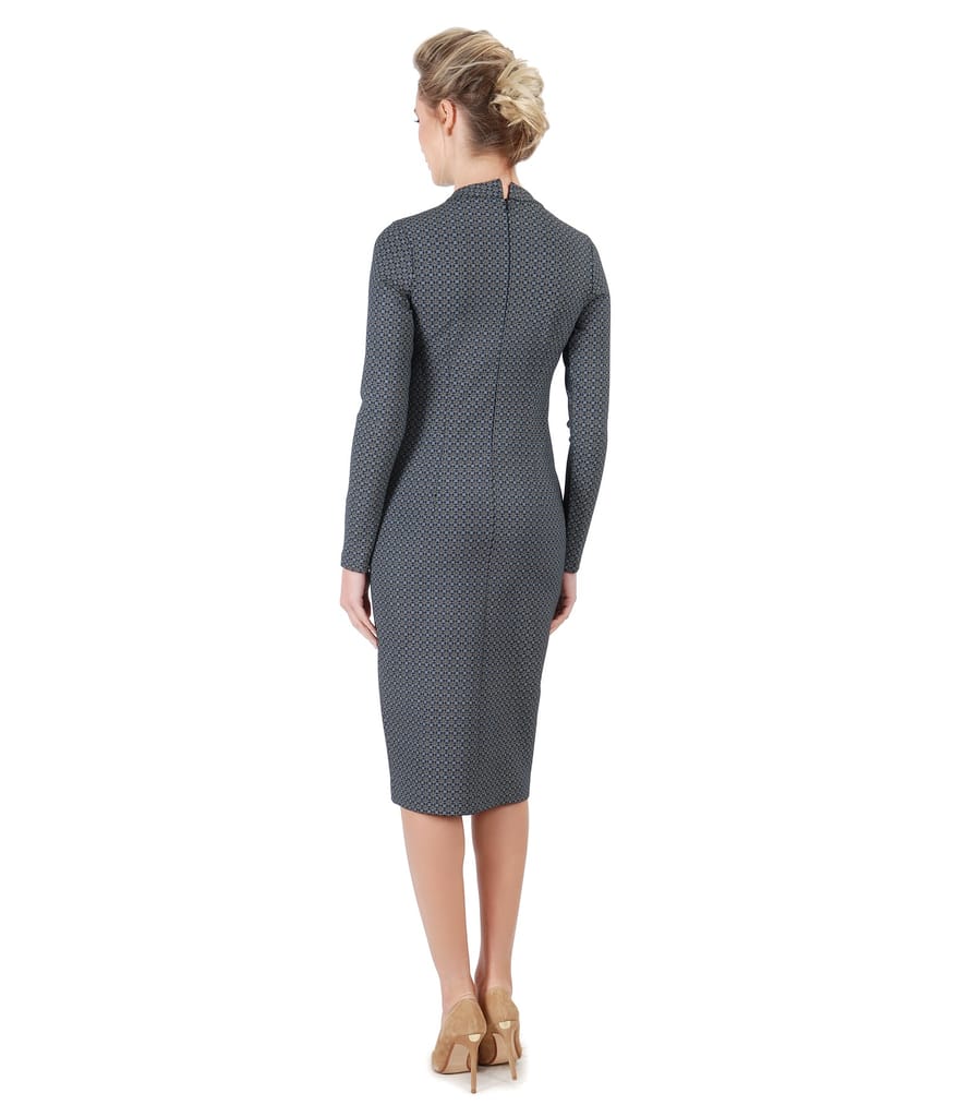 Rochie eleganta din jerse elastic gros