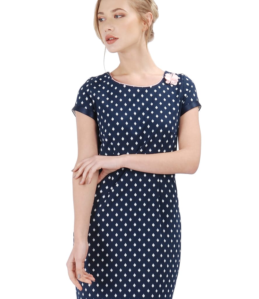 Rochie eleganta cu bumbac elastic