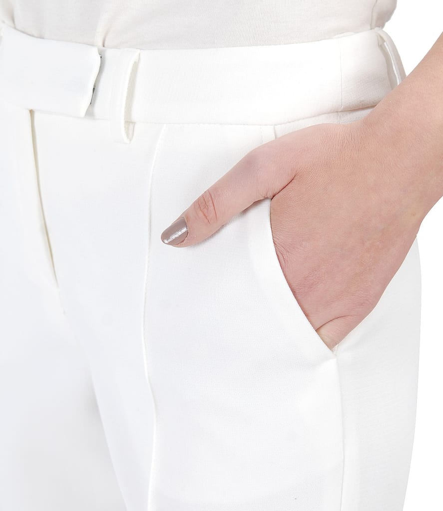 Pantaloni pana din stofa elastica