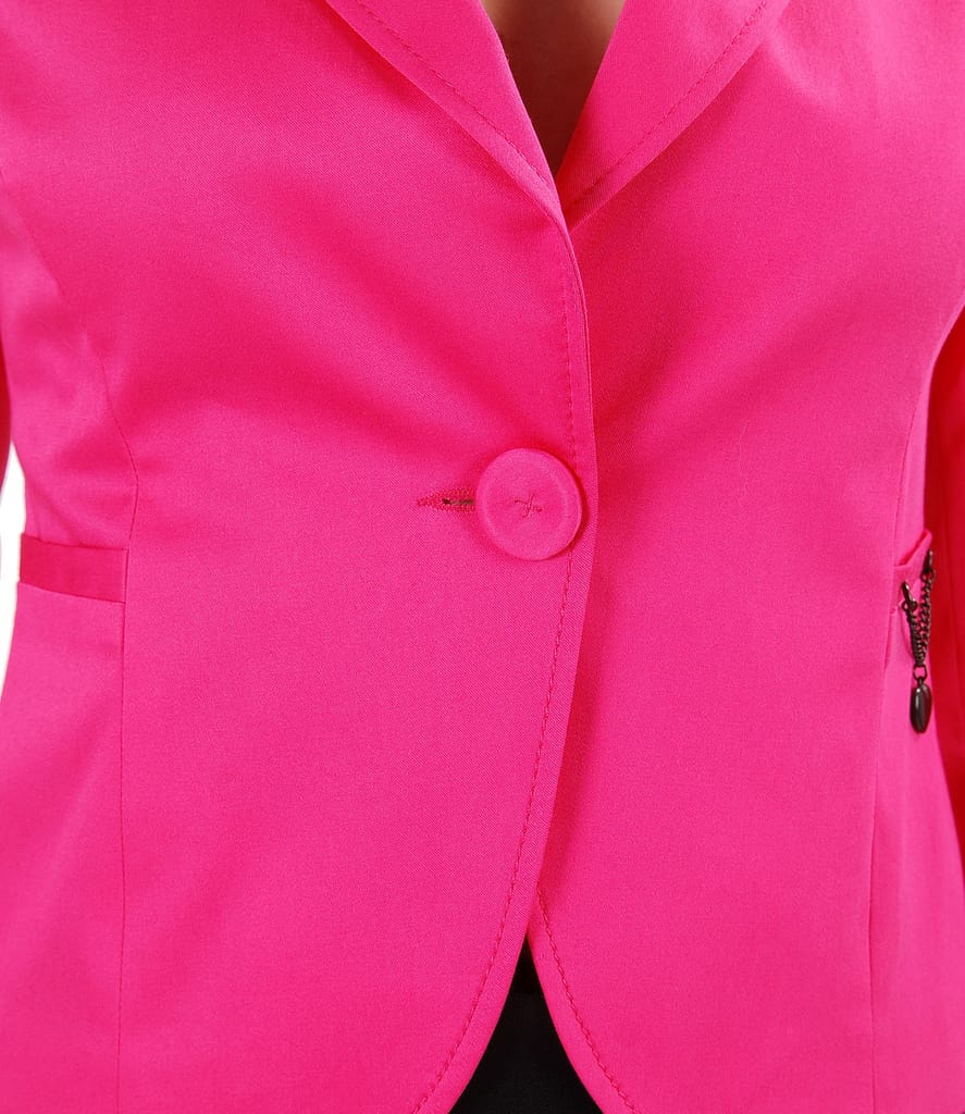 Sacou din bumbac elastic cu maneci 3/4