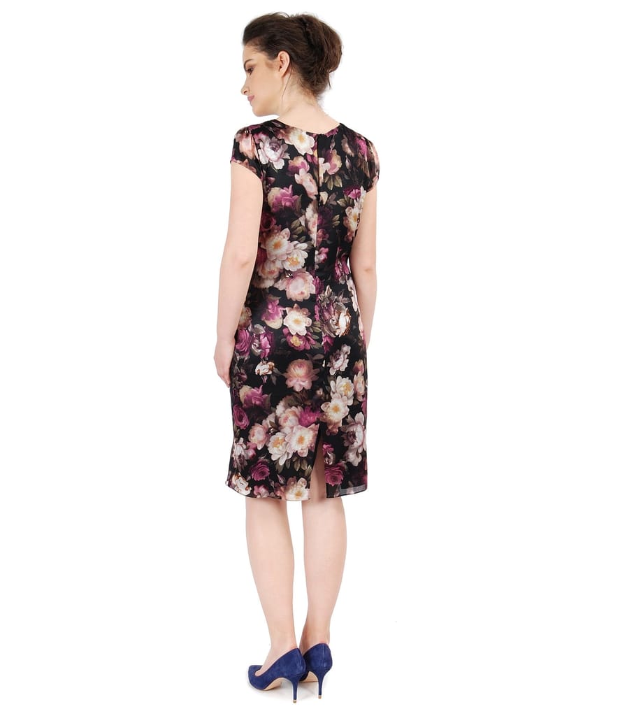 Rochie lejera din matase naturala imprimata