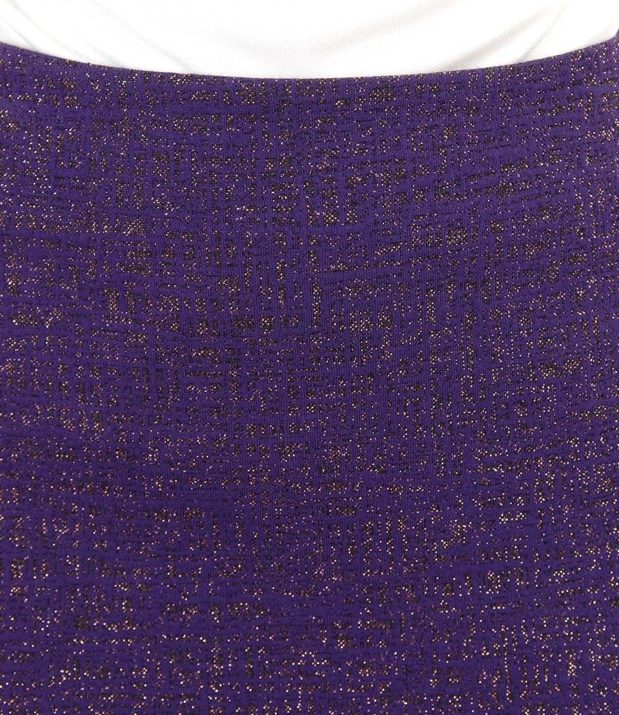 Fusta din bumbac cu fir de efect