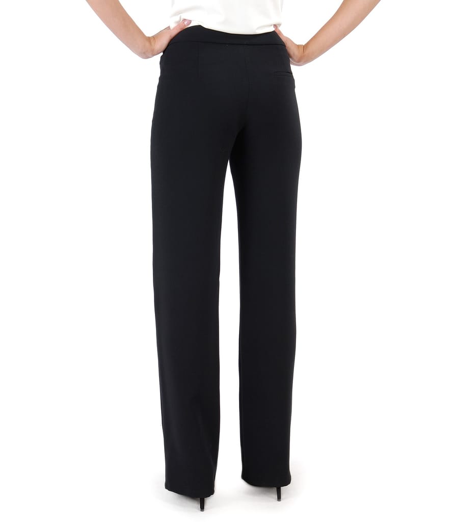 Pantaloni drepti din stofa elastica