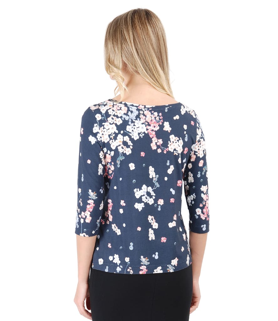 Bluza din jerse imprimat cu motive florale