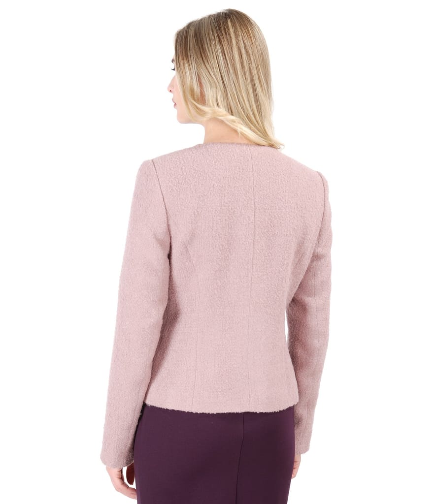 Sacou din bucle cu lana si alpaca