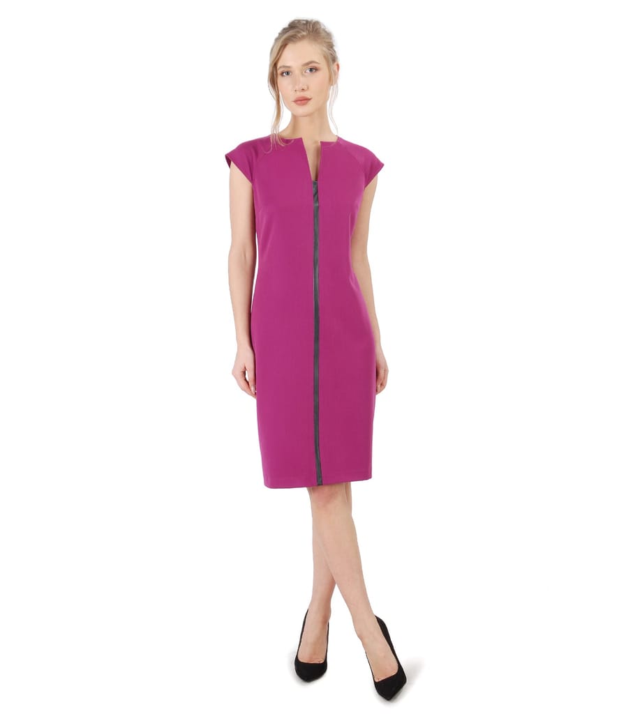Rochie eleganta din stofa elastica