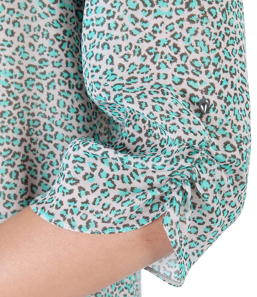 Rochie lejera din viscoza imprimata si cu aplicatie de cristale