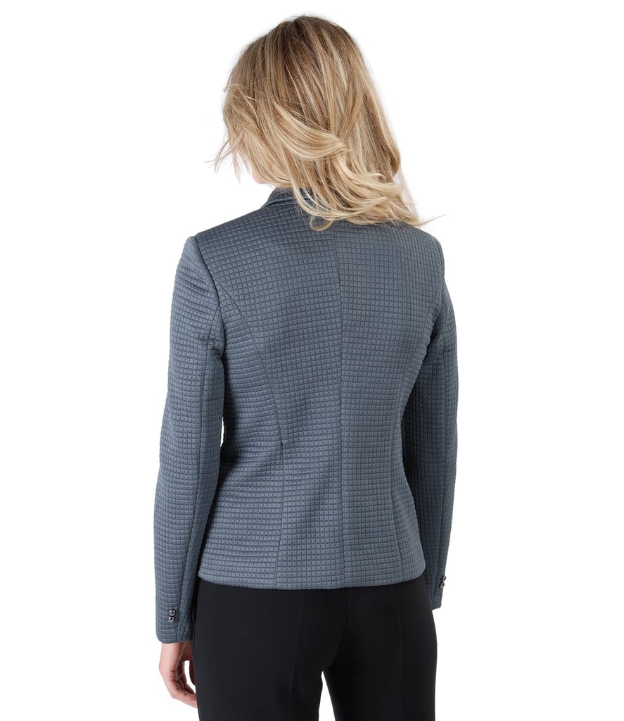 Sacou din brocart elastic cu motive geometrice