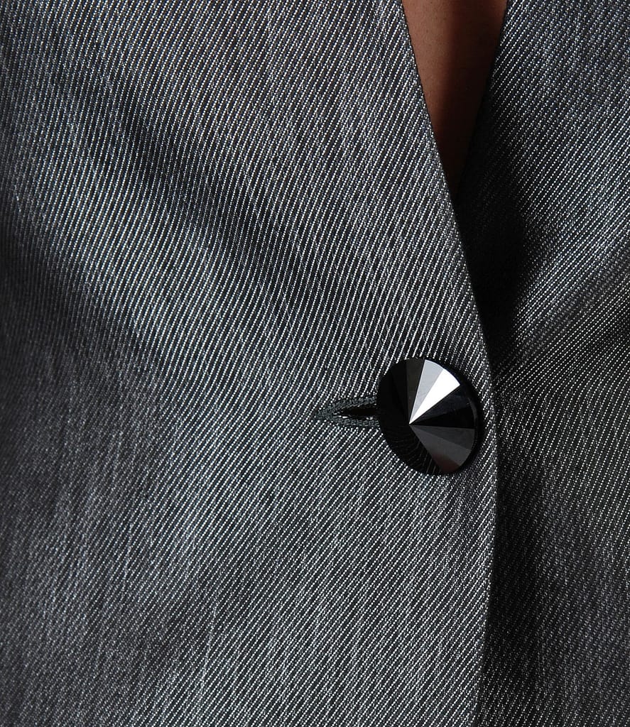 Sacou elegant din stofa cu efect lucios