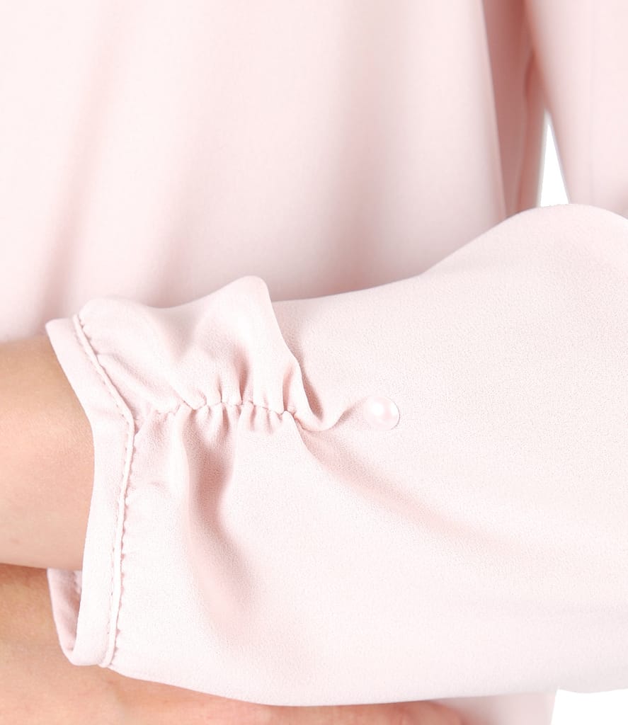 Bluza cu maneci lungi si guler tip esarfa