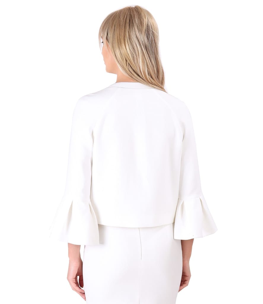 Sacou cu maneci 3/4 cu mansete peplum